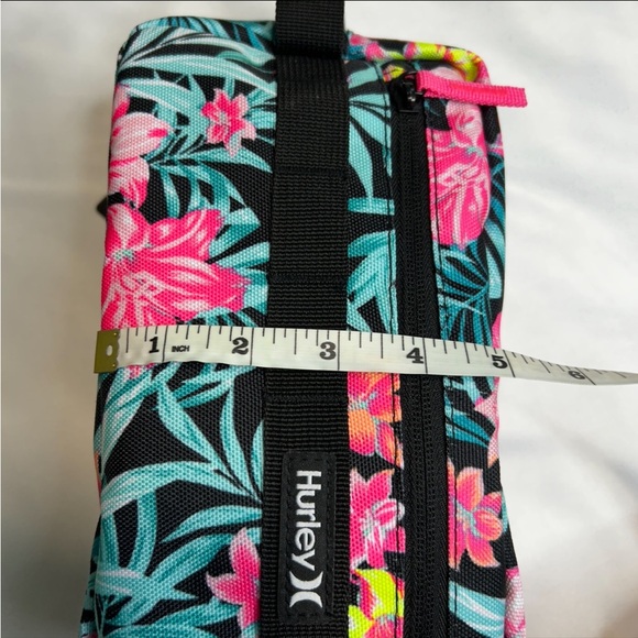 Hurley Floral Print Cosmetic Bag - Picture 12 of 13